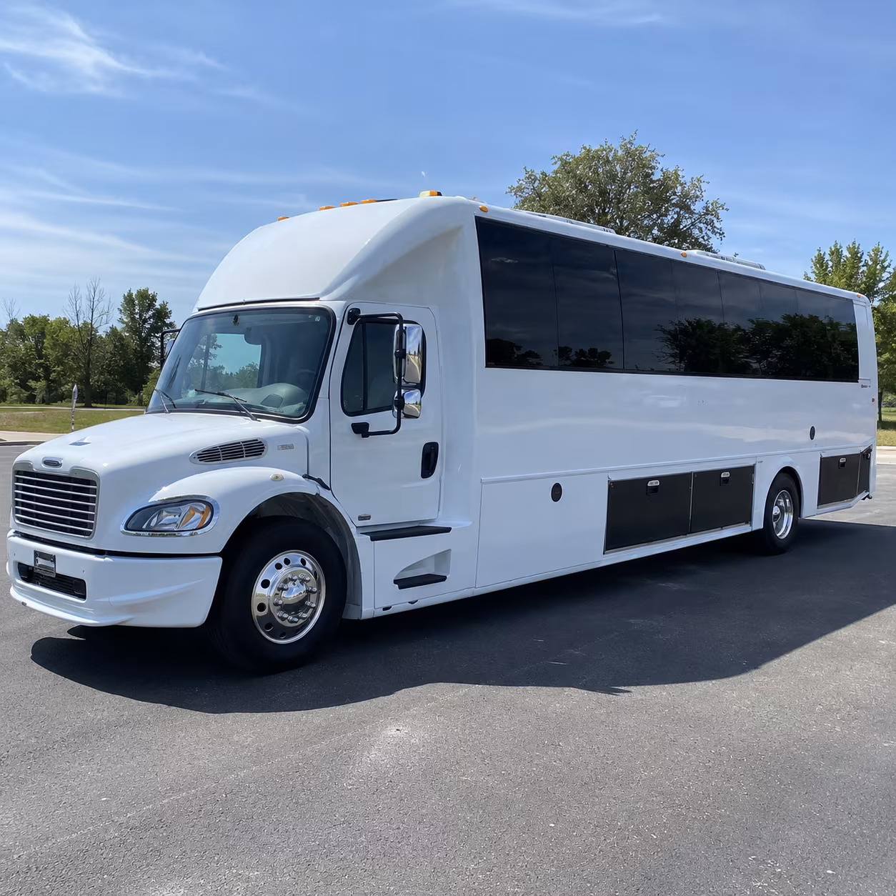 carmichael 40 passenger party bus