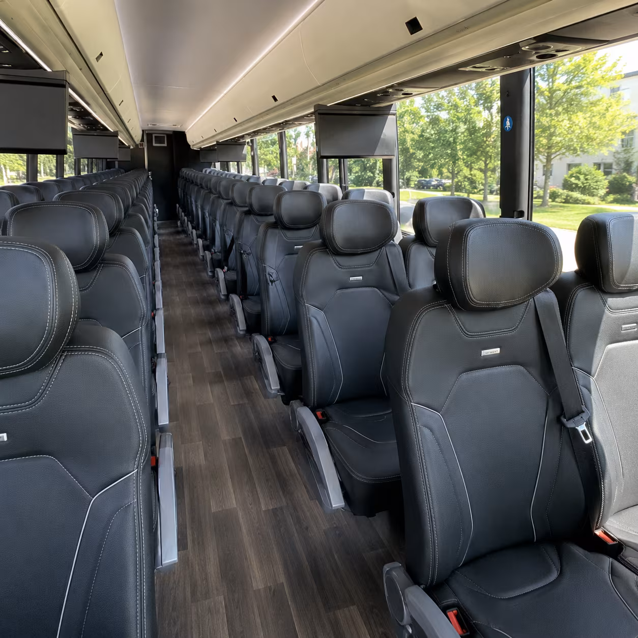 elk grove spacious charter bus rentals for elk grove wedding groups
