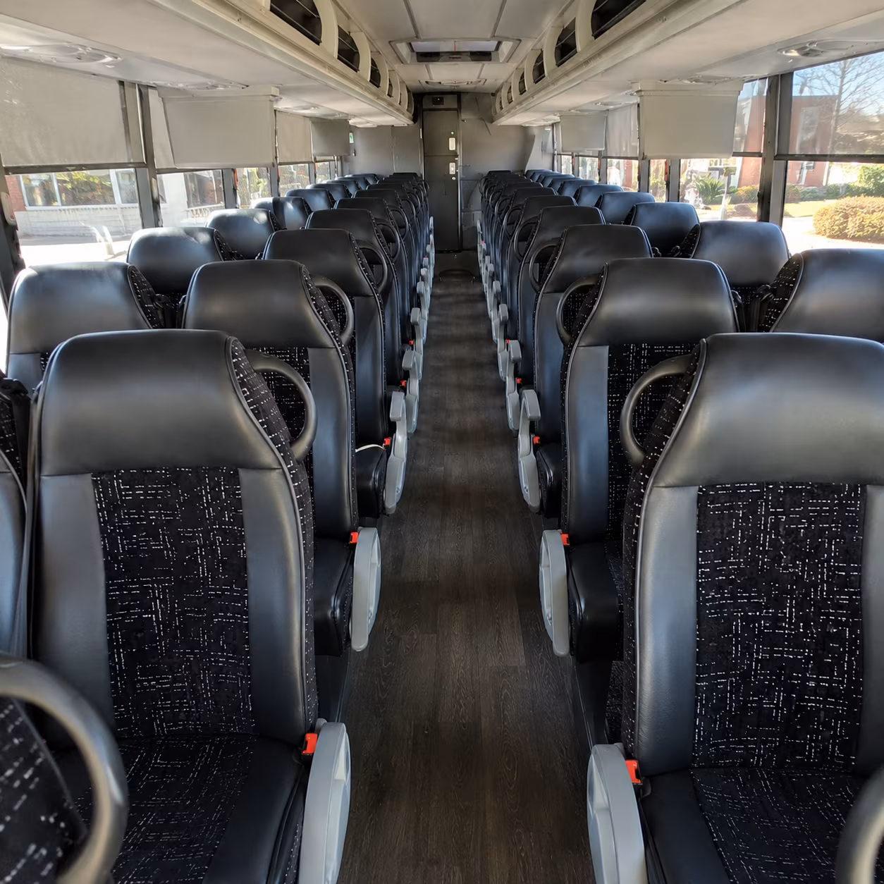 roseville charter bus rental inside