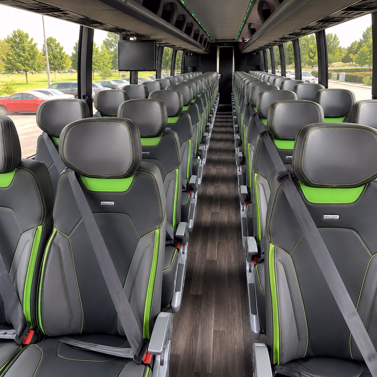 whatever your departure time a bus makes the drive on i 80 easy